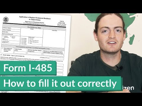 How to fill out the Form I-485 for an Adjustment of Status How to fill out the Form I-485 for an Adjustment of Status