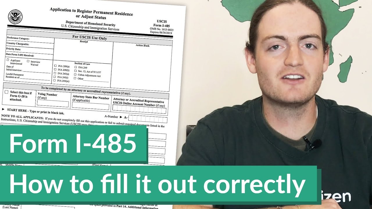 How To Fill Out Form I 485 Step By Step