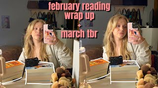 february reading wrap up + march tbr | Tori Linn