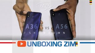 Unboxing Zim - ITEL A36 VS A56 Review