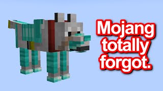 DIAMOND WOLF ARMOUR is so broken. And Mojang forgot to delete it.