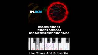 IPL BGM On Keyboard With Notes 🔥/IPL   Song Play On Organ With Trumpet