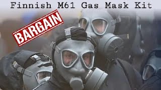 Finnish M61 Gas Mask Kit