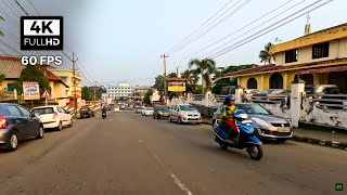 [ 4K UHD ] 🔥 Scenic Drive 🔥 Pala Town, Kottayam 🔥 Kerala, India 🔥  60 FPS