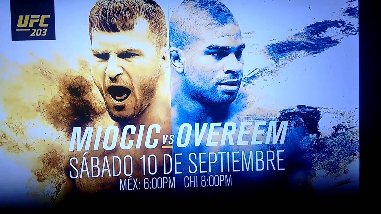 UFC 203 EN VIVO | Ver UFC 203: Miocic Vs Overeem - YouTube