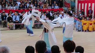 Nagasaki Kunchi October8,2019 Imahakatamachi Hon-Odori 長崎くんち　今博多町　今日爰祭祝鶴舞