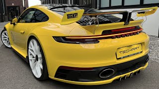 NEW 2024 Porsche 911 [992] GTS TECHART +SOUND! Insane 560 HP Coupe! Interior Exterior Review