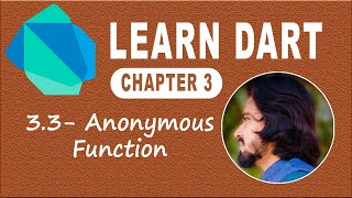 3.3 Anonymous Function in Dart Programming Language | Functions | Learn Dart Language | Dart Course