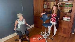 Monday Morning Minute with Rulyn and Tara featuring HÅG Capisco Stool