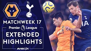 Wolves v. Tottenham | PREMIER LEAGUE HIGHLIGHTS | 12/15/19 | NBC Sports