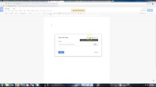 Using sharing settings in Google Docs