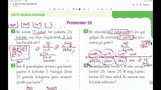 4.SINIF (Sayfa -141 ÜÇGEN) BÖLME İŞLEMİ PROBLEMLERİ -Bilinmeyen Sayıları Bulma #matematik #bölme