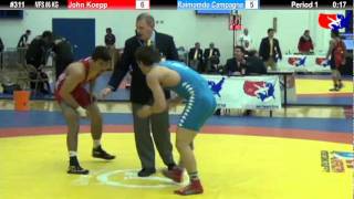 Schultz MFS 66 KG Cons. Round 1: John Koepp (U.S Army) vs. Raimomdo Campagna (Italy)