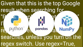 replace() method not working on Pandas DataFrame