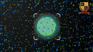 ID #1085 - Fingerprint Logo Animation Intro Reveal - Design Bank Logo Animation