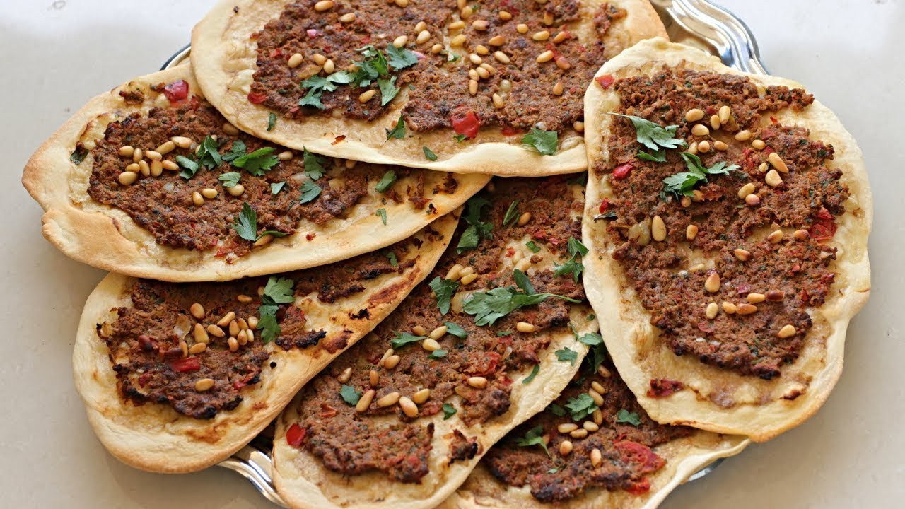 Lahmacun - Turkish Meat Pizza Recipe - YouTube