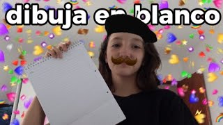 cuarto video de dibuja en blanco! 🫶🏻🤍