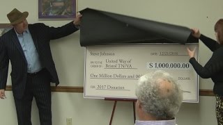 Bristol United Way gets huge $1M donation from Steve Johnson