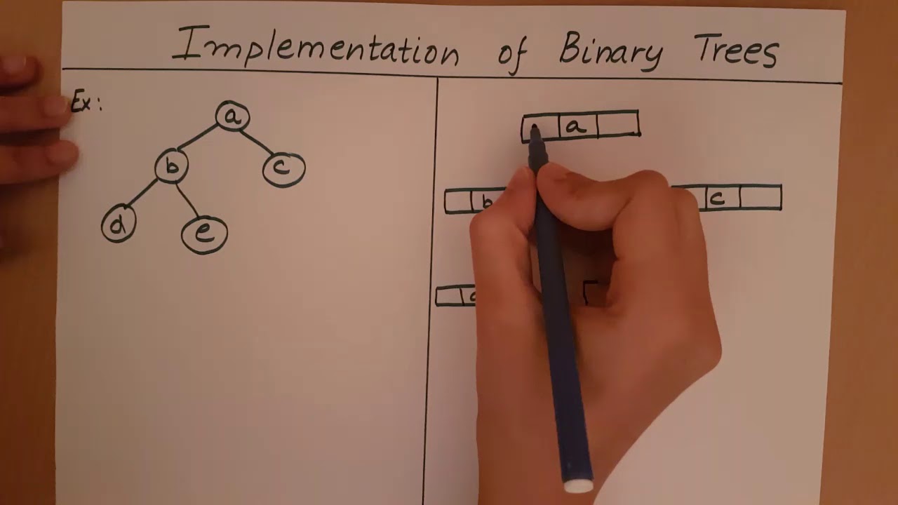 Implementation Of Binary Trees - YouTube