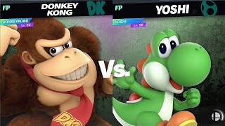 Super Smash Bros Ultimate Amiibo Donkey Kong VS All Series - Roster #6 Yoshi