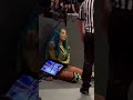 Sasha Banks REACTION after Losing Against Bianca Belair |LegitBossedUp #Shorts #SashaBanks #WWE