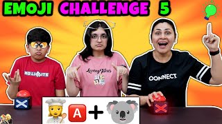 EMOJI CHALLENGE 5 | Funny Family Challenge | Girls vs Boys | Aayu and Pihu Show