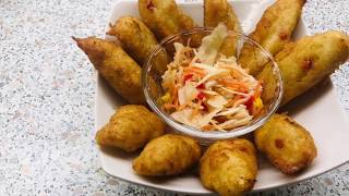 Haitian Akra (Fritters) Fried Taro Root