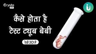 टेस्ट ट्यूब बेबी कैसे होता है - देखें 3D में | IVF procedure 3D animation in Hindi