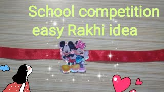 School competition /DIY Rakhi 2023/Easy Rakhi Making For school competition/How to Make Rakhi