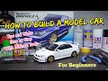 How To Build A Perfect Model Car. For Beginners, Step by Step Guides. 1/24 Scale Plastic Model Kit.