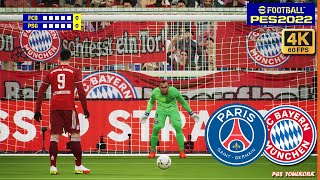 PES 2022 | Bayern Munich vs PSG | Penalty Shootout | Gameplay | Neymar vs Sane #88