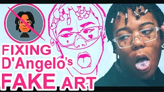 FIXING D'Angelo Wallace's FAKE art