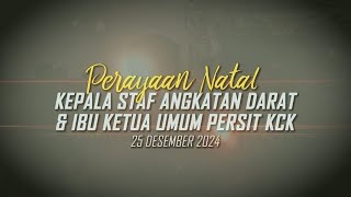 Perayaan Natal 2024 Keluarga Besar TNI AD : Hangat dan Penuh Kebersamaan