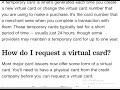 what is a temporary card temporary credit card for online purchases