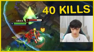 Beifeng The CLEANEST Qiyana 40 KILLS in ONE GAME