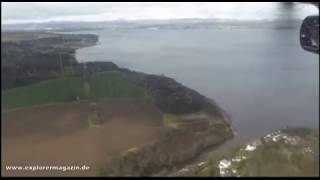 Anflug auf Edinburgh