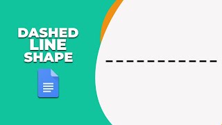 How to insert dash line shape in Google Docs