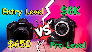 How to take professional photos on a Beginner camera | Entry level camera vs Pro Camera Comparison