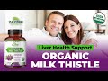 Zazzee USDA Organic Milk Thistle - Supports Overall Liver Health, Minimum 80% Silymarin Flavonoids