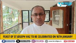 Feast of St Joseph Vaz to be celebrated on 16th January