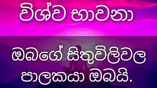 You are in charge (ඔබගේ සිතුවිලි වල පාලකයා ඔබයි) #Vishwabawana #LawOfAttraction