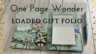🌿🦋 12x12 One Page Wonder Folio Flip Book Journal (giveaway ended)