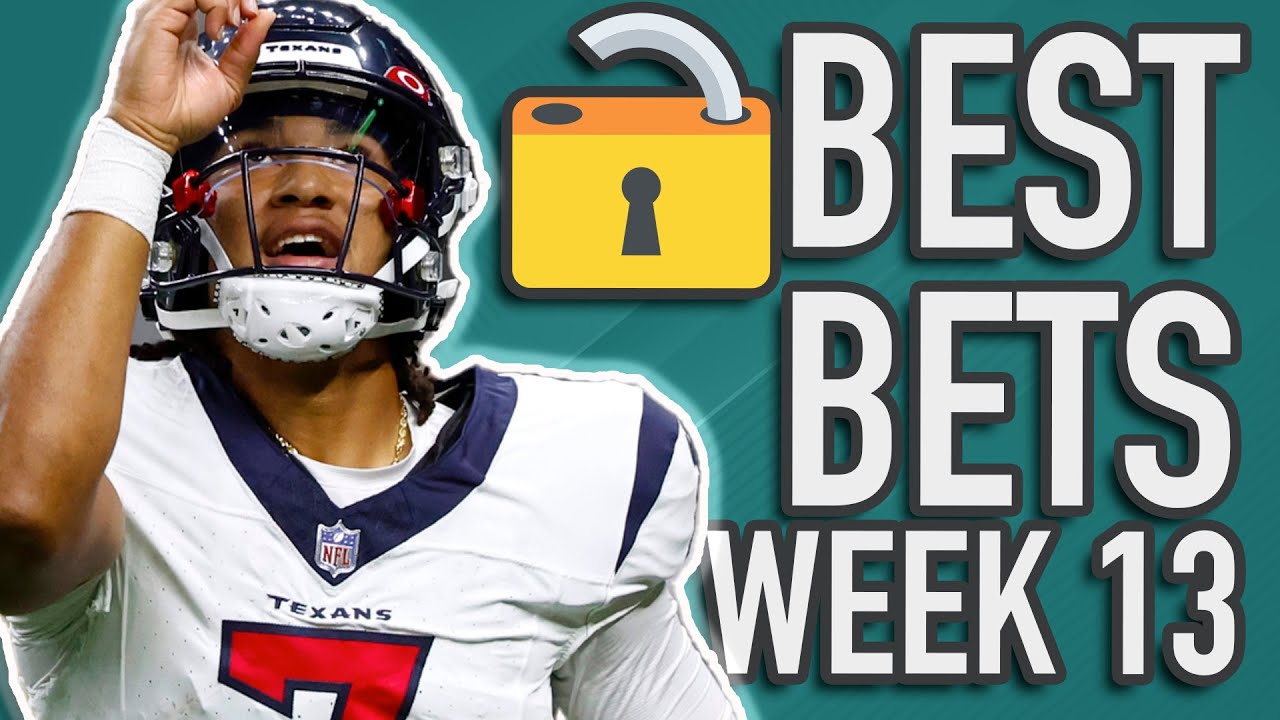 Best Bets NFL Week 13 (Mathematically PROFITABLE Bets) - YouTube