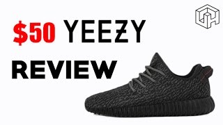 $50 Yeezy Boost 350 Pirate Black Review // WITH LINKS