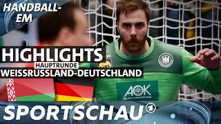 Spielbericht: Deutschland gegen Weißrussland, DHB-Team kommt in Schwung | Handball-EM | Sportschau