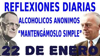 reflexiones diarias de alcoholicos anonimos | 22 de enero | \