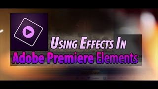 Using Effects in Premier Elements