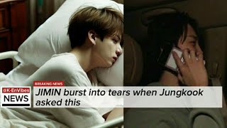 JIMIN breaks down in tears when Jungkook wakes up from surgery, a touching question arises😭😭