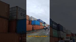 Used Shipping cargo container 8x20 and 8x40. #shorts #ytshorts #orbitcabins #container