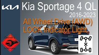 Kia Sportage 4 QL - All Wheel Drive AWD LOCK Indicator Light